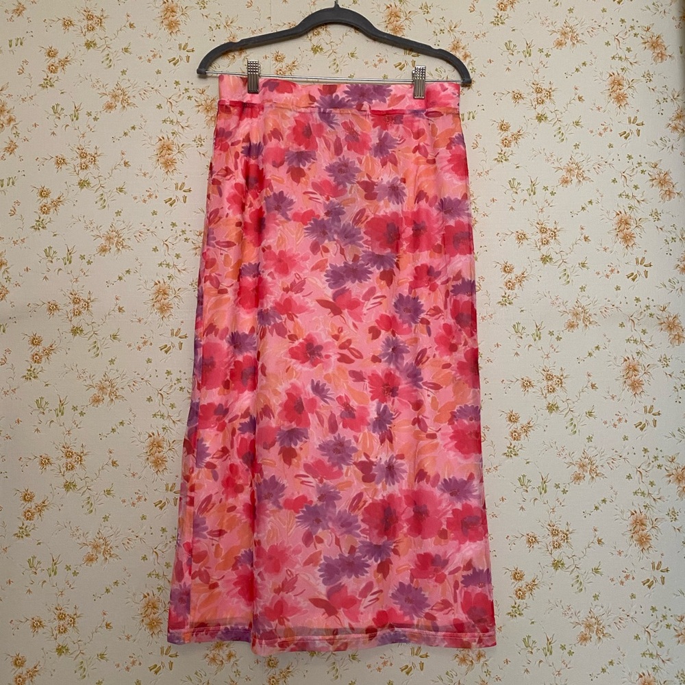 Pink Floral Women’s Skirt - Lulu’s